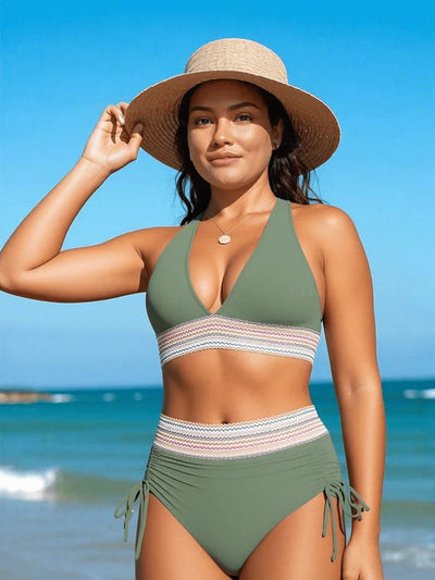 Elvie | Set bikini con vita alta