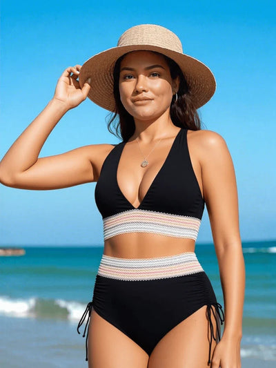 Elvie | Set bikini con vita alta