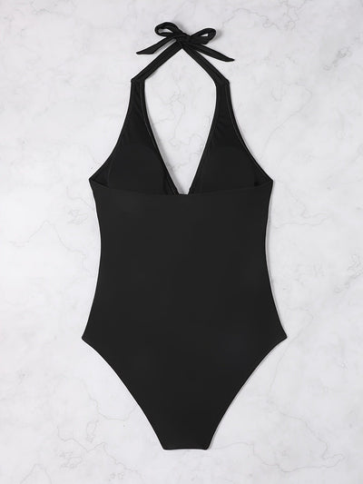 Varella | Costume da Bagno Foglia Tropicale – Scollo a V e Stile Modellante