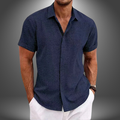 ELIO | Elegante Camicia Estiva a Maniche Corte