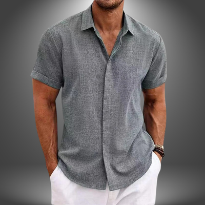 ELIO | Elegante Camicia Estiva a Maniche Corte