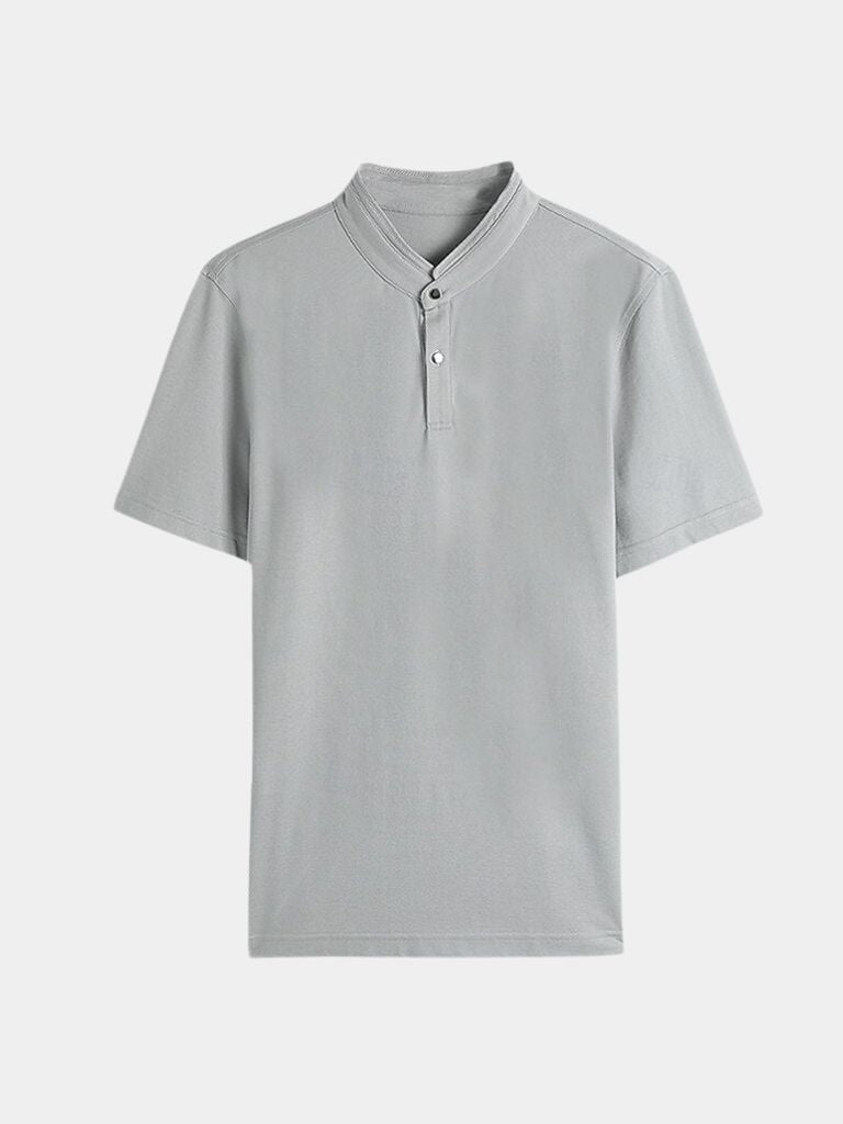 Enzo™ | La Polo con Collo alla Coreana d’Eleganza Moderna