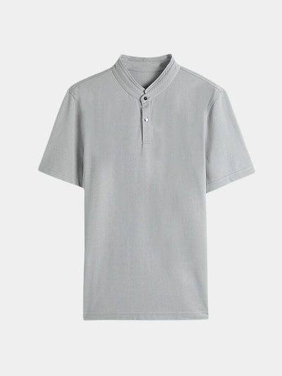 Enzo™ | La Polo con Collo alla Coreana d’Eleganza Moderna
