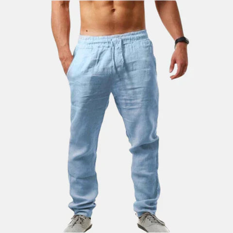 Lino – Pantaloni in lino con stile per uomini che apprezzano la leggerezza
