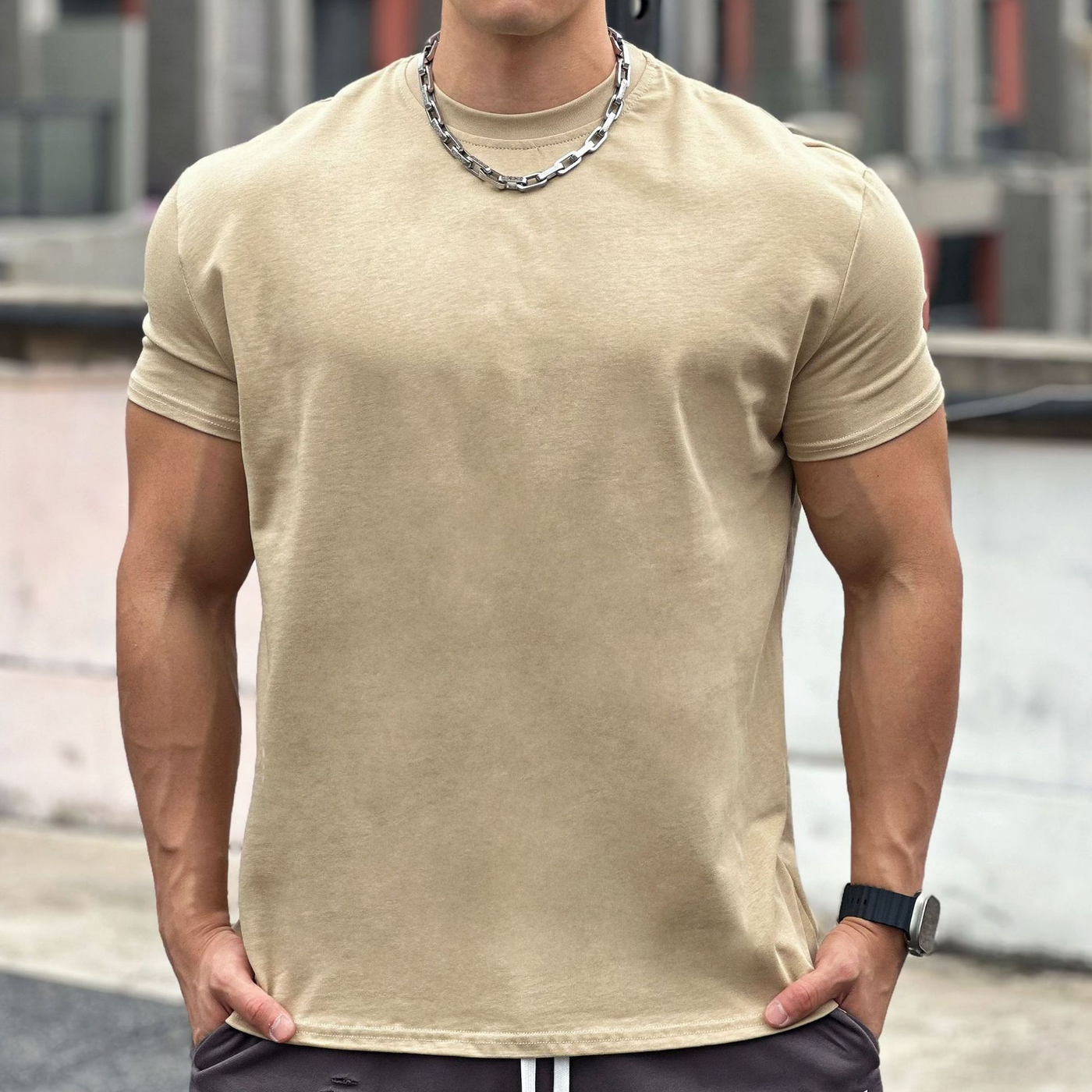 LEON | T-Shirt Sportiva Elasticizzata da Uomo