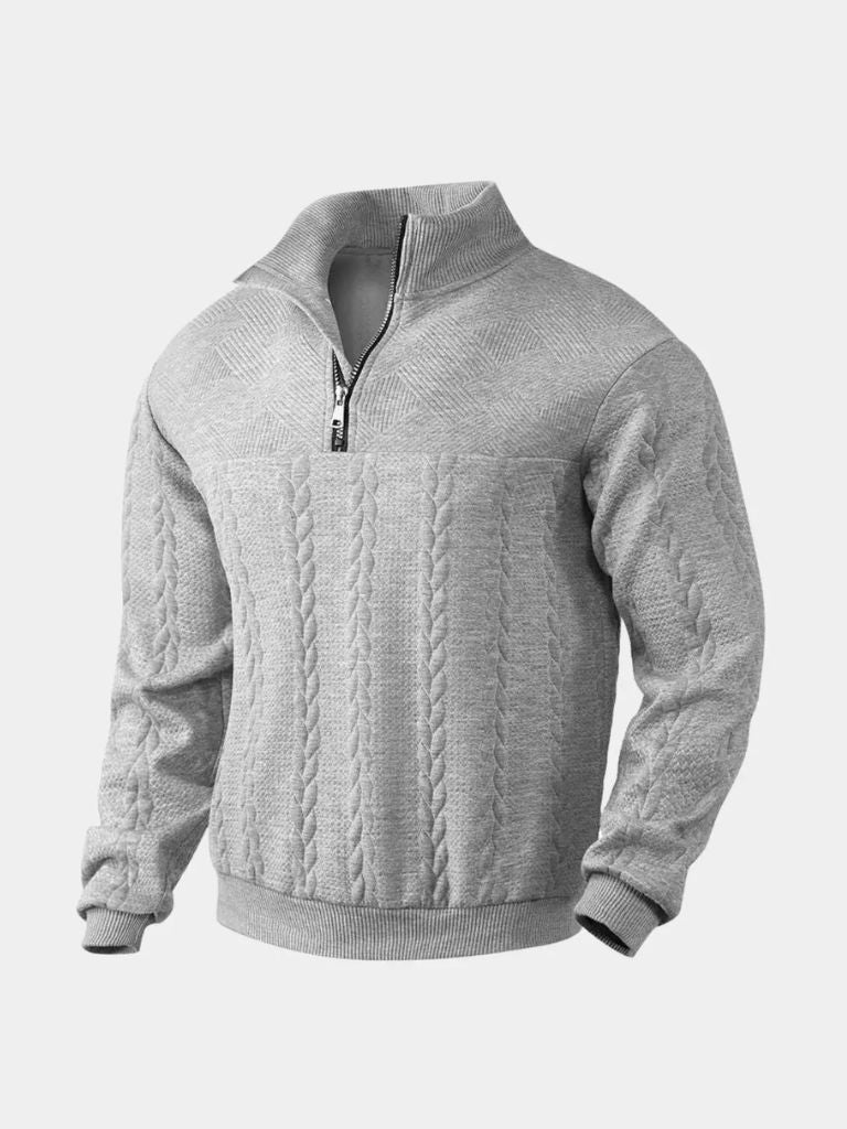 Maglione Premium Henry a Mezzo Zip - Orianta Milano