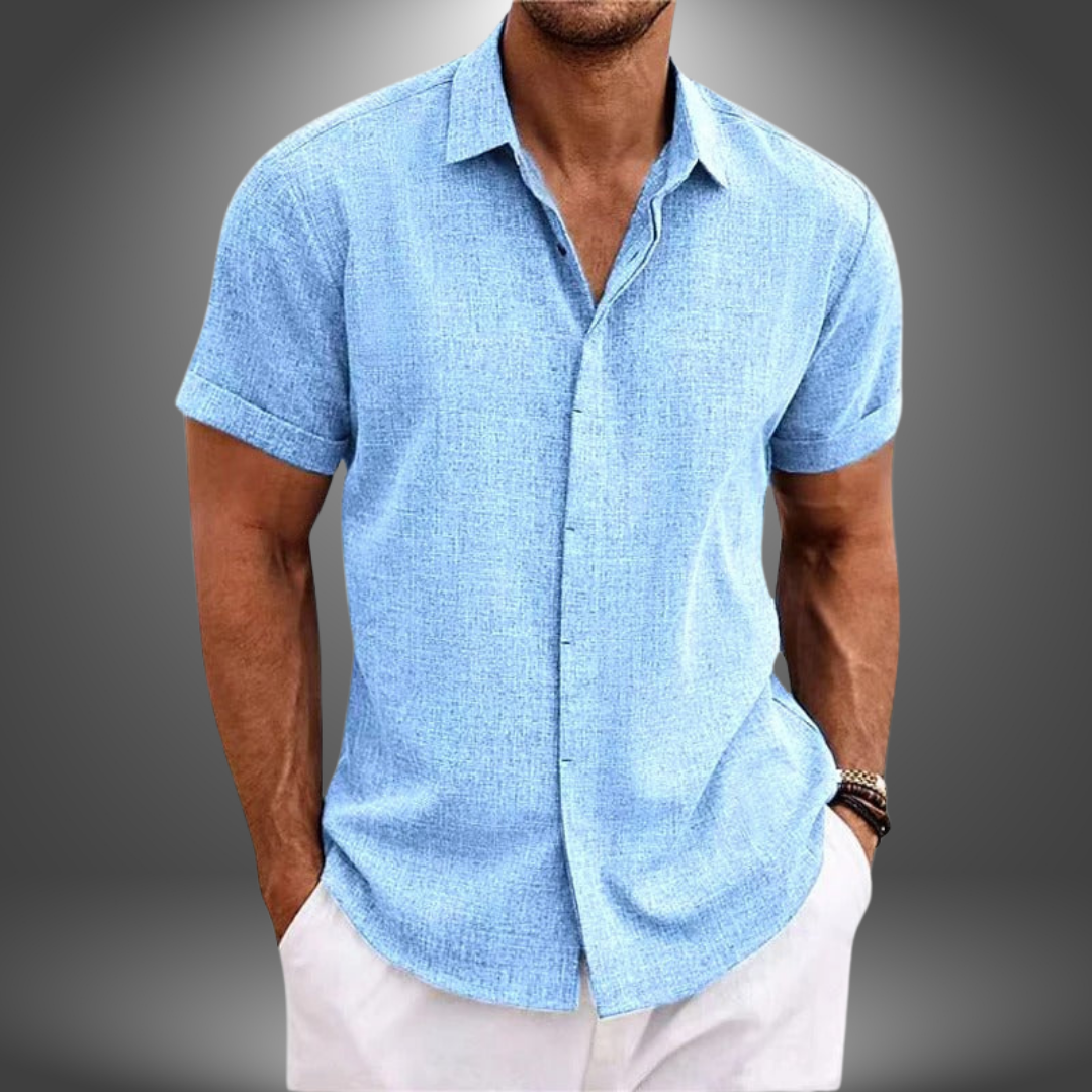 ELIO | Elegante Camicia Estiva a Maniche Corte