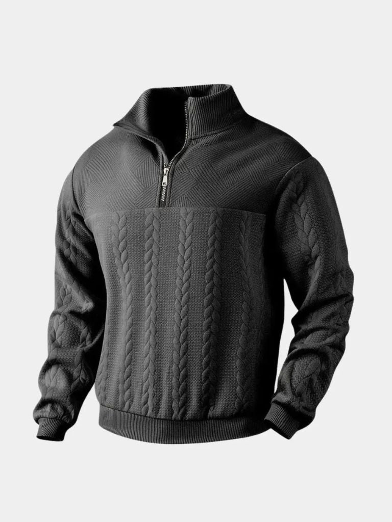 Maglione Premium Henry a Mezzo Zip - Orianta Milano