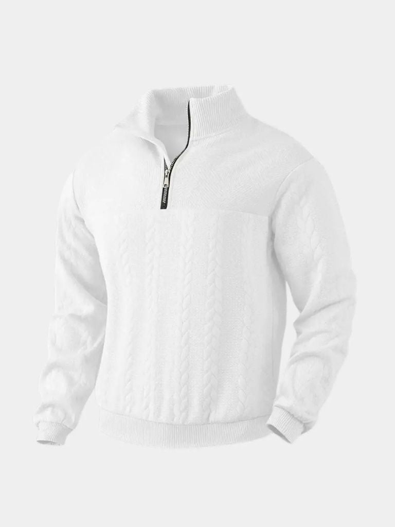 Maglione Premium Henry a Mezzo Zip - Orianta Milano