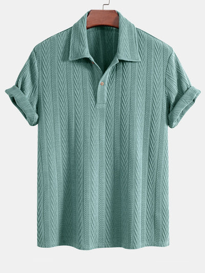 Polo Jacquard Geometrico Tricot