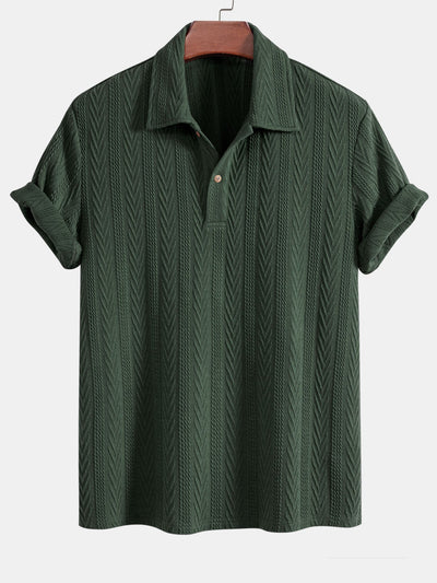 Polo Jacquard Geometrico Tricot