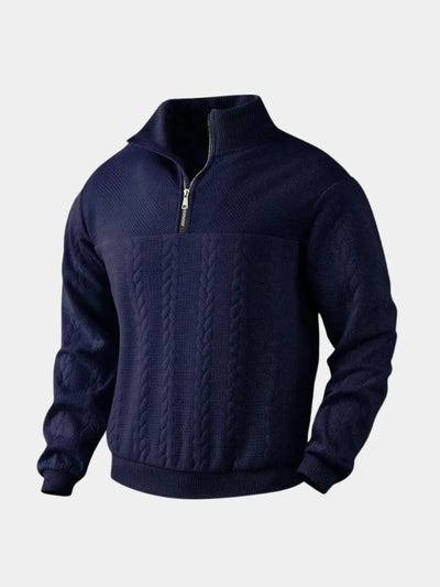 Maglione Premium Henry a Mezzo Zip - Orianta Milano