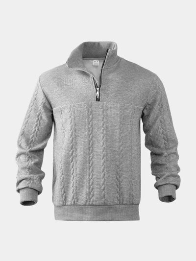 Maglione Premium Henry a Mezzo Zip - Orianta Milano