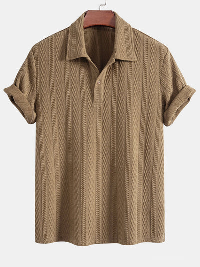 Polo Jacquard Geometrico Tricot