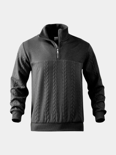 Maglione Premium Henry a Mezzo Zip - Orianta Milano
