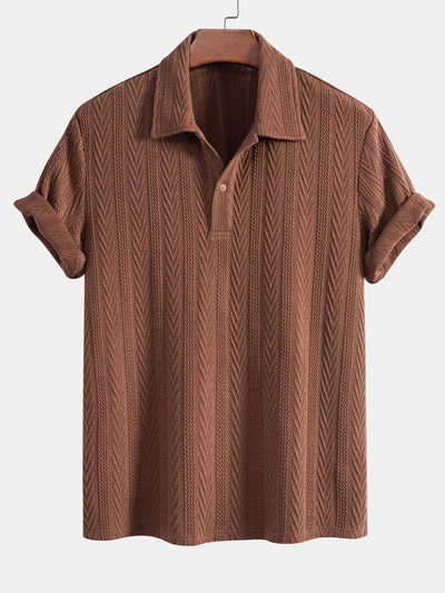 Polo Jacquard Geometrico Tricot