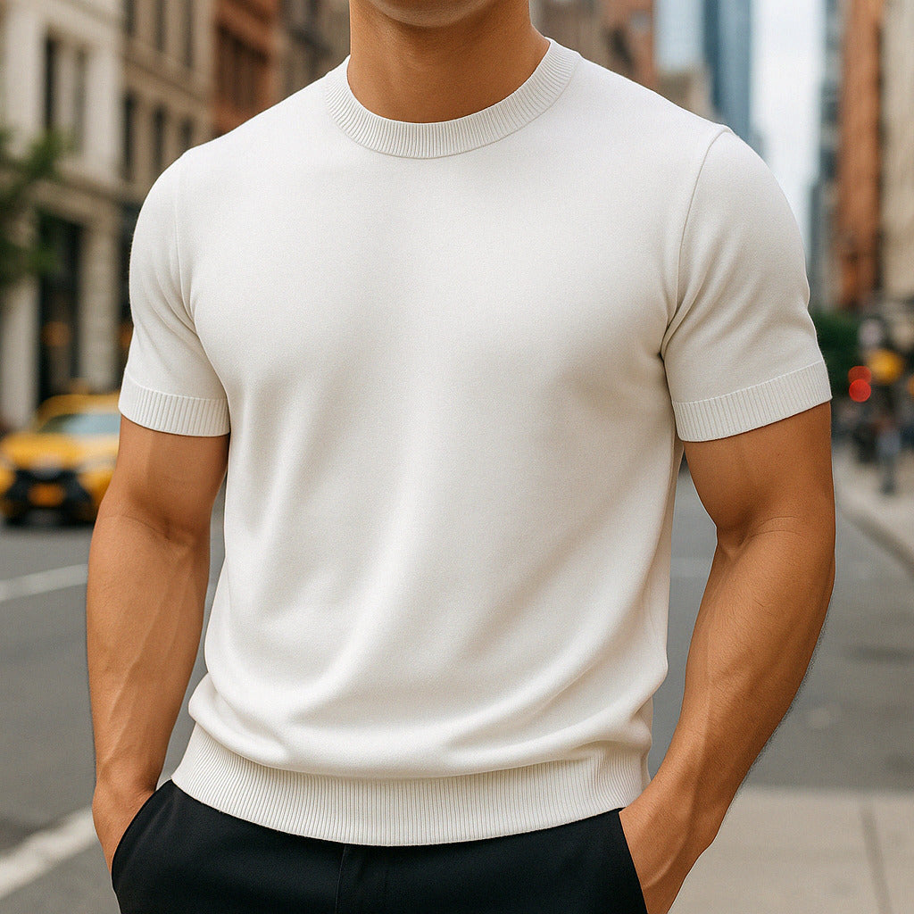 T-shirt in Cashmere Auro