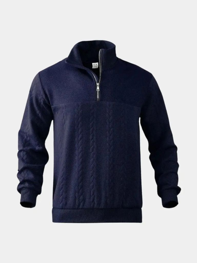 Maglione Premium Henry a Mezzo Zip - Orianta Milano