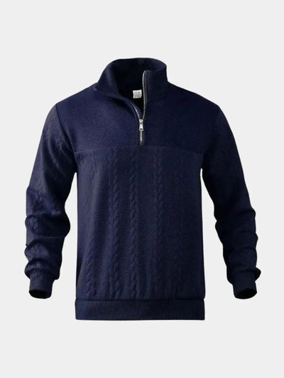 Maglione Premium Henry a Mezzo Zip - Orianta Milano