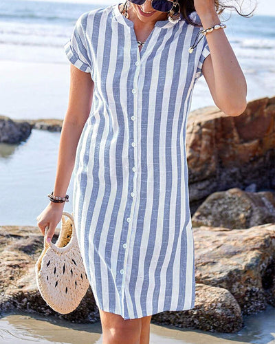 Leviana™ | Elegant Shirt Dress