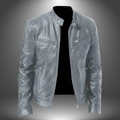 Lenoir™ | Giacca in pelle artigianale per uomo