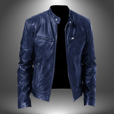 Lenoir™ | Giacca in pelle artigianale per uomo