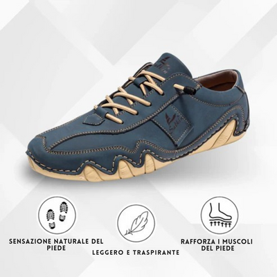 Nuvello Milano™bex - scarpe barefoot in pelle impermeabili