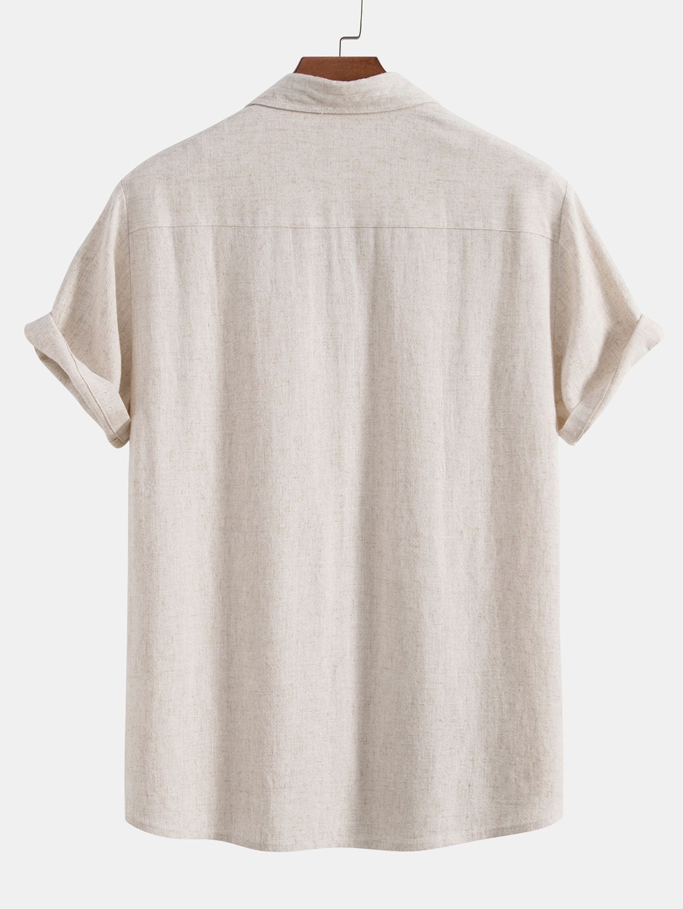 Camicia Button Up in Lino e Rayon