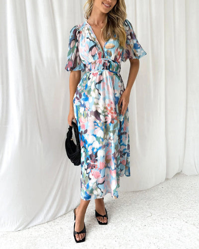 Leviana™ | Elegant Floral Dress