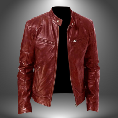 Lenoir™ | Giacca in pelle artigianale per uomo