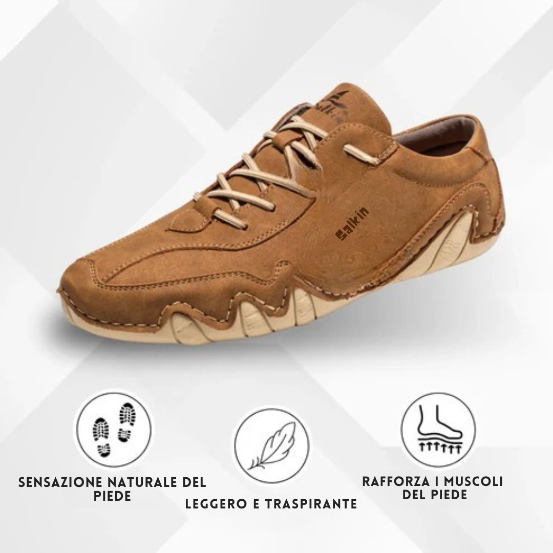 Nuvello Milano™bex - scarpe barefoot in pelle impermeabili