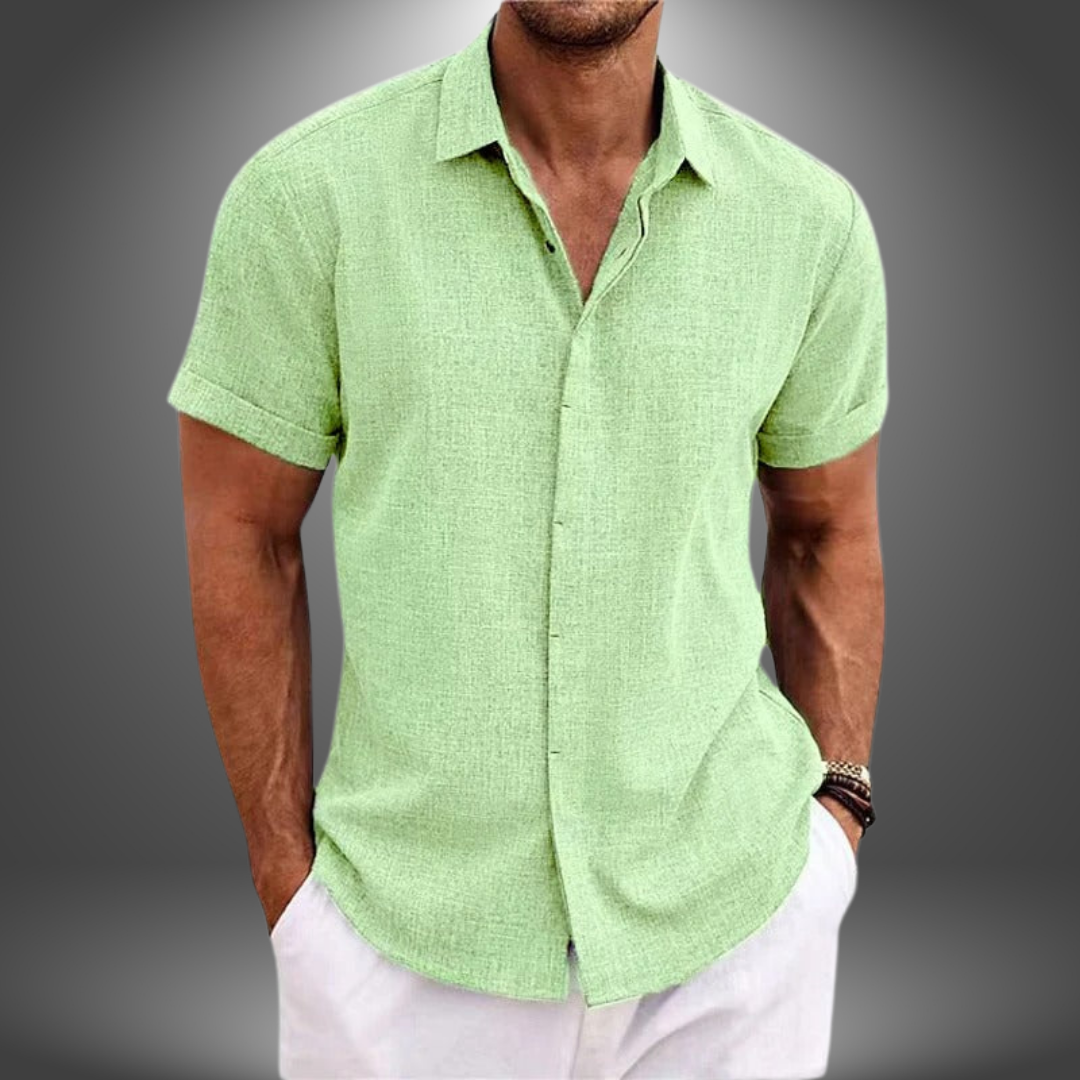 ELIO | Elegante Camicia Estiva a Maniche Corte