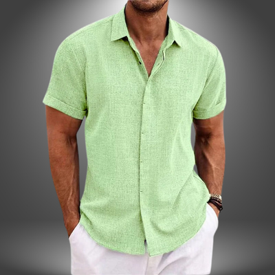 ELIO | Elegante Camicia Estiva a Maniche Corte