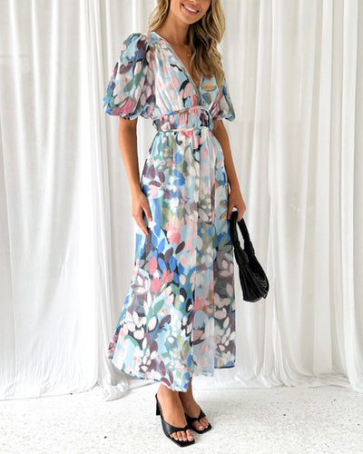 Leviana™ | Elegant Floral Dress