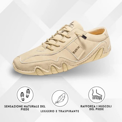 Nuvello Milano™bex - scarpe barefoot in pelle impermeabili