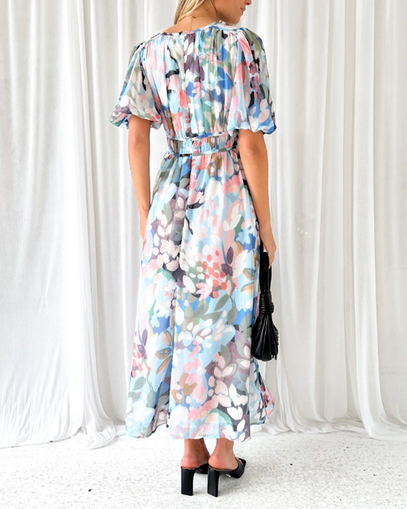 Leviana™ | Elegant Floral Dress