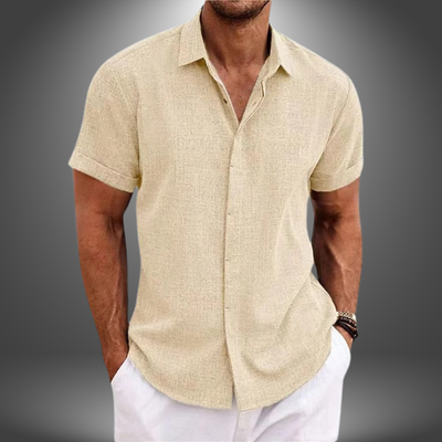 ELIO | Elegante Camicia Estiva a Maniche Corte
