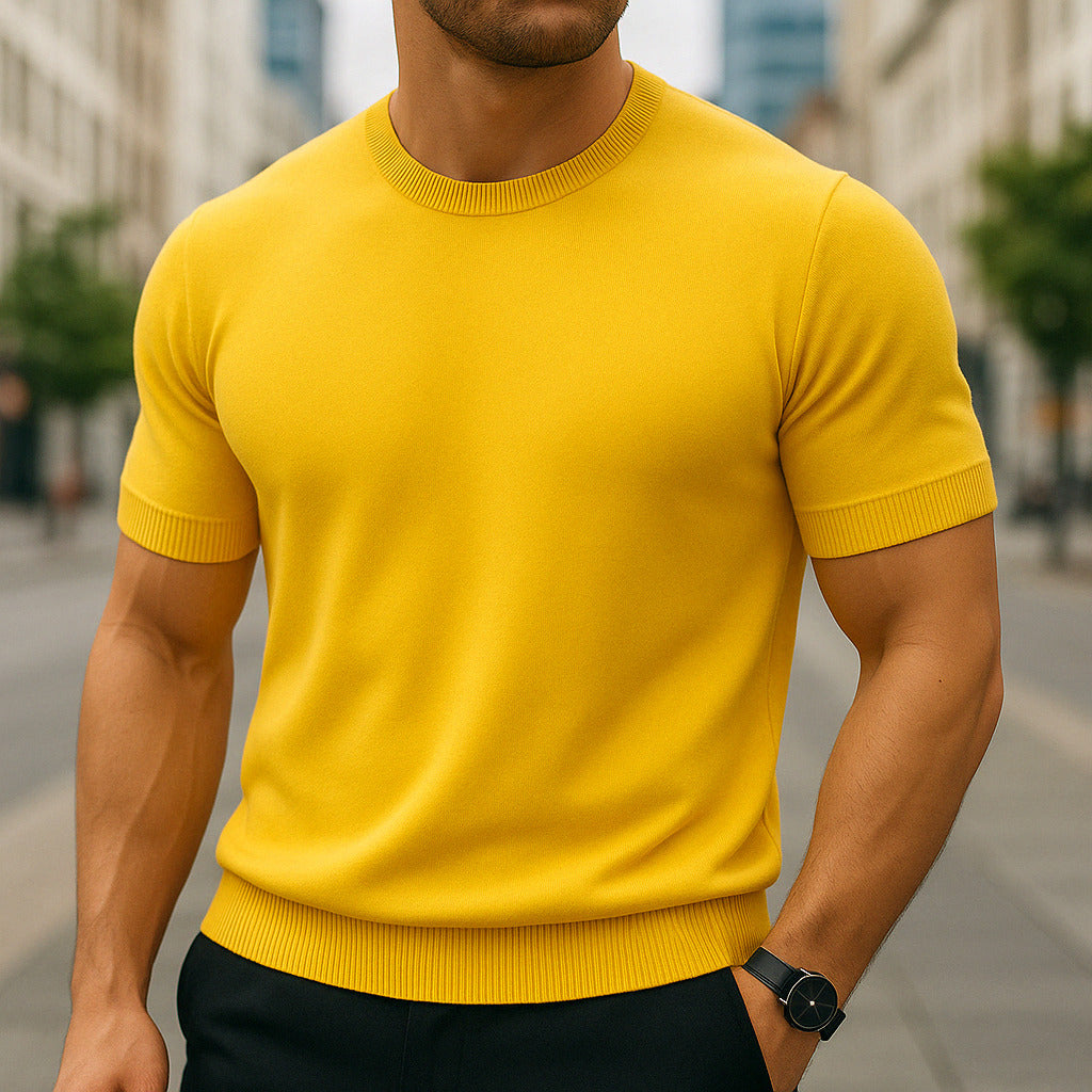 T-shirt in Cashmere Auro