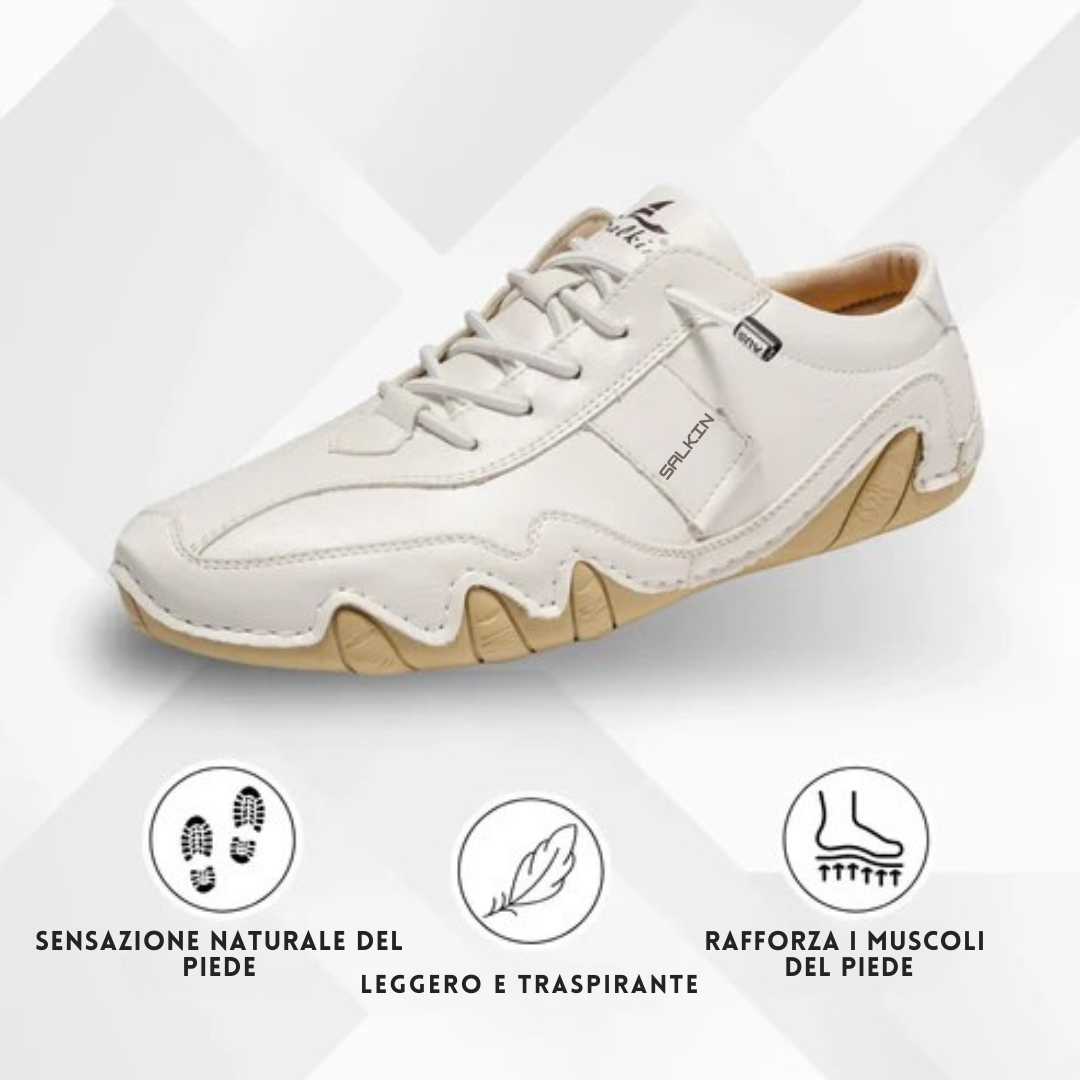 Nuvello Milano™bex - scarpe barefoot in pelle impermeabili