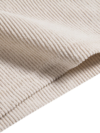 Camicia a Maniche Corte in Corduroy con Bottoni & Pantaloni Corti