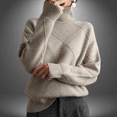 Ciri™ |  Pullover a Scacchi da Donna