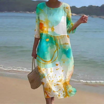 Leviana™ | Elegant Floral Dress