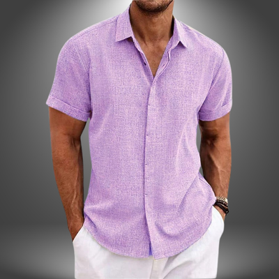 ELIO | Elegante Camicia Estiva a Maniche Corte