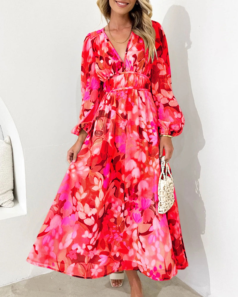 Leviana™ | Elegant Floral Dress