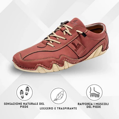 Nuvello Milano™bex - scarpe barefoot in pelle impermeabili