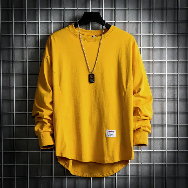 Pullover con fondo a goccia Heritage