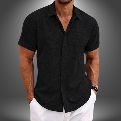 ELIO | Elegante Camicia Estiva a Maniche Corte