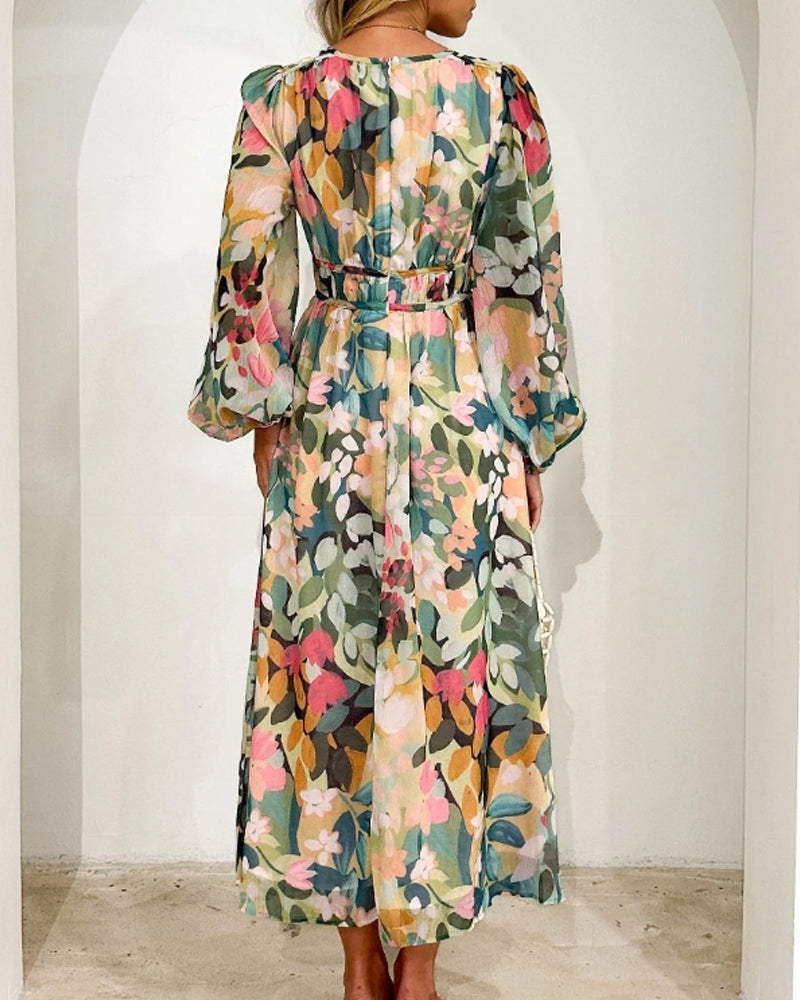 Leviana™ | Elegant Floral Dress