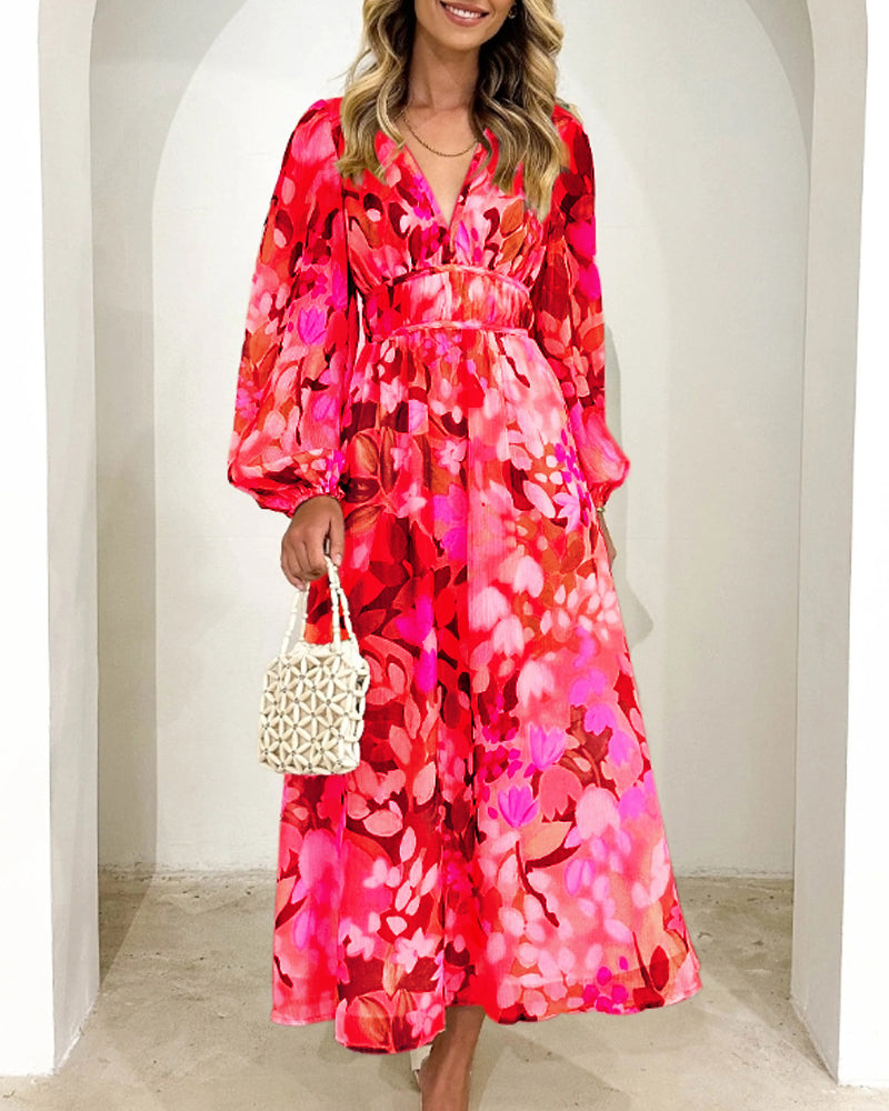 Leviana™ | Elegant Floral Dress