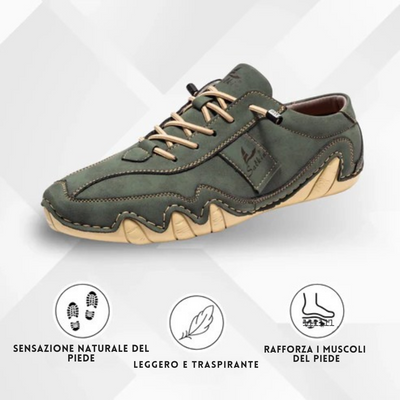 Nuvello Milano™bex - scarpe barefoot in pelle impermeabili
